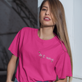 Load image into Gallery viewer, Tee Shirt Pink Je t'Aime Hearts
