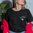 Load image into Gallery viewer, Tee Shirt Black Je t'Aime Pengouin
