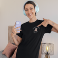 Load image into Gallery viewer, Tee Shirt Black Je Veux un Calin Avec Toi
