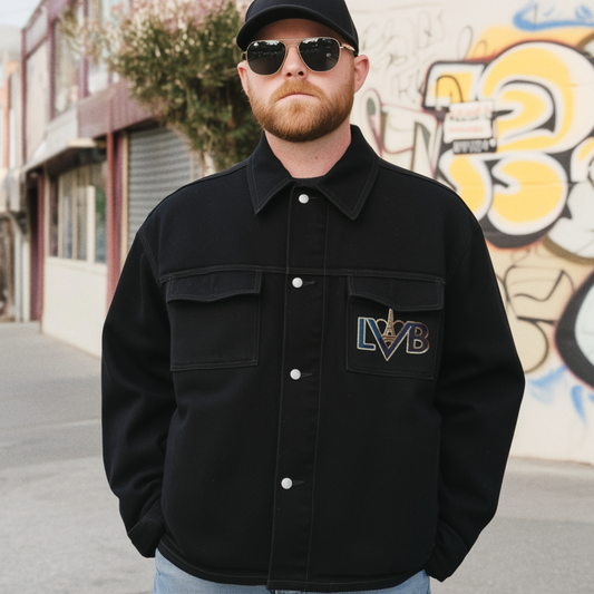 Jacket Denim LVB Black