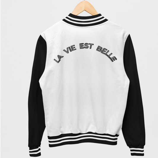 Bomber LVB La Vie Est Belle Black And White