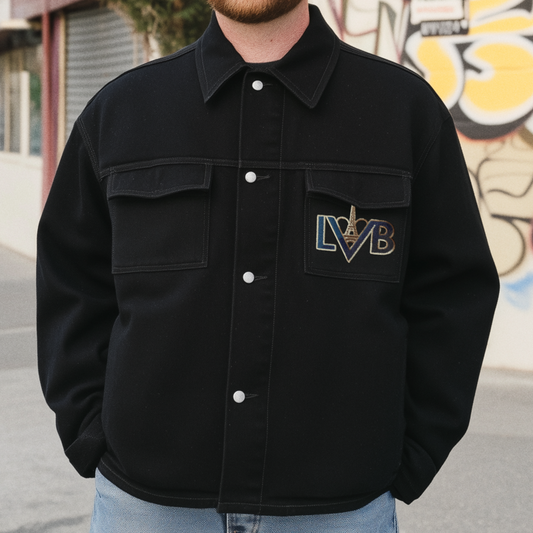 Jacket Denim LVB Black