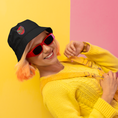 Load image into Gallery viewer, Hat Bob Black Merci Beaucoup
