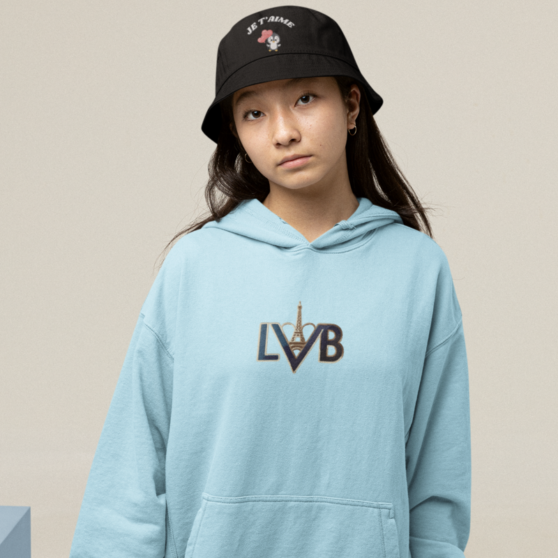Hat Bob Black Je t'Aime Penguin