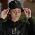 Load image into Gallery viewer, Hat Bob Black Amour Heart
