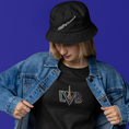 Load image into Gallery viewer, Hat Bob Black Paris Airplane
