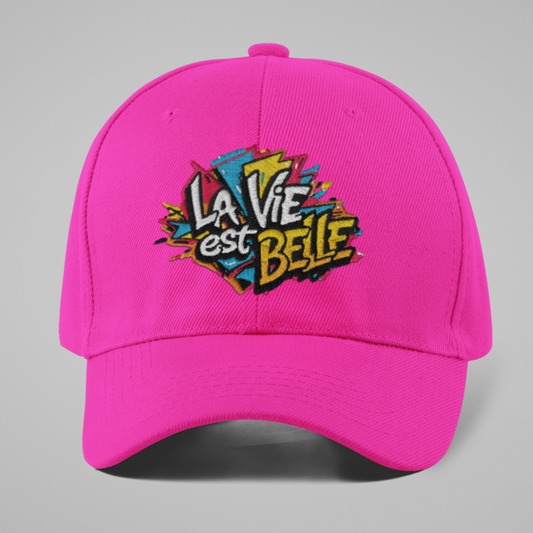 Cap Pink La Vie Est Belle Multicolored