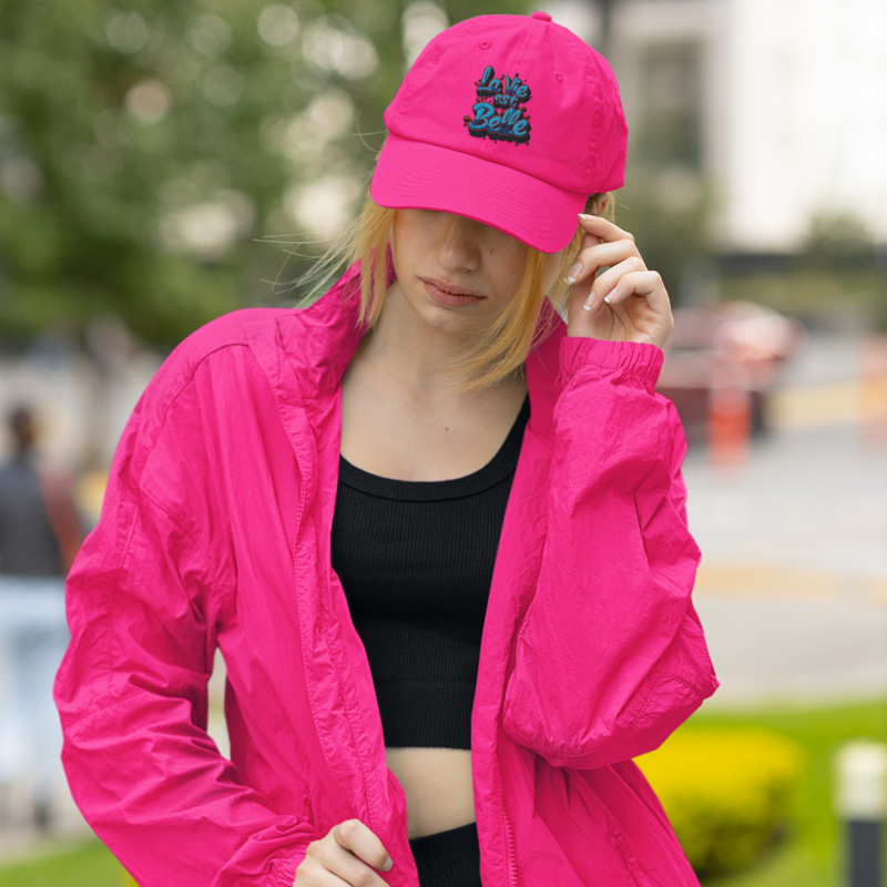 Cap Pink La Vie Est Belle Blue