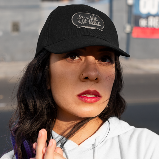 Cap Black La Vie Est Belle Black