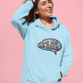 Load image into Gallery viewer, Hoodie Blue La Vie Est Belle Bubble
