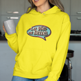 Load image into Gallery viewer, Hoodie Yellow La Vie Est Belle Bubble
