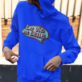 Load image into Gallery viewer, Hoodie Navy La Vie Est Belle Bubble
