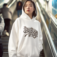 Load image into Gallery viewer, Hoodie White Busan Paris
