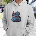 Load image into Gallery viewer, Hoodie Gray La Vie Est Belle Blue
