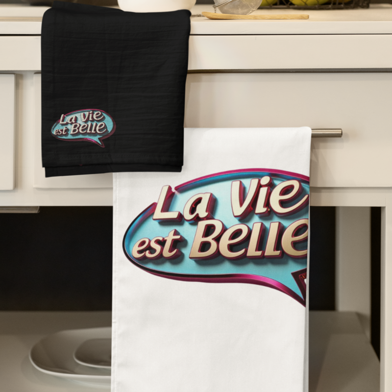 Towel La Vie Est Belle Bubble