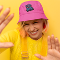 Load image into Gallery viewer, Hat Bob Pink La Vie Est Belle Blue
