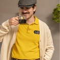 Load image into Gallery viewer, Polo Shirt Yellow La Vie Est Belle Black
