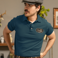 Load image into Gallery viewer, Polo Shirt Navy La Vie Est Belle Black
