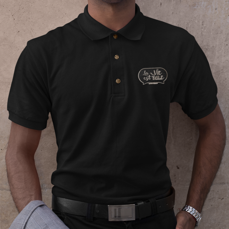 Polo Shirt Black La Vie Est Belle Black