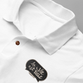 Load image into Gallery viewer, Polo Shirt La Vie Est Belle Black Embroidery
