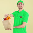 Load image into Gallery viewer, Polo Shirt Green La Vie Est Belle Graffiti
