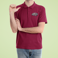 Load image into Gallery viewer, Polo Shirt Red La Vie Est Belle Blue
