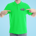 Load image into Gallery viewer, Polo Shirt Green La Vie Est Belle Blue
