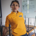 Load image into Gallery viewer, Polo Shirt Yellow La Vie Est Belle Blue
