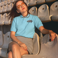 Load image into Gallery viewer, Polo Shirt Blue La Vie Est Belle Blue
