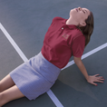 Load image into Gallery viewer, Polo Shirt Burgundy La Vie Est Belle Green Pink
