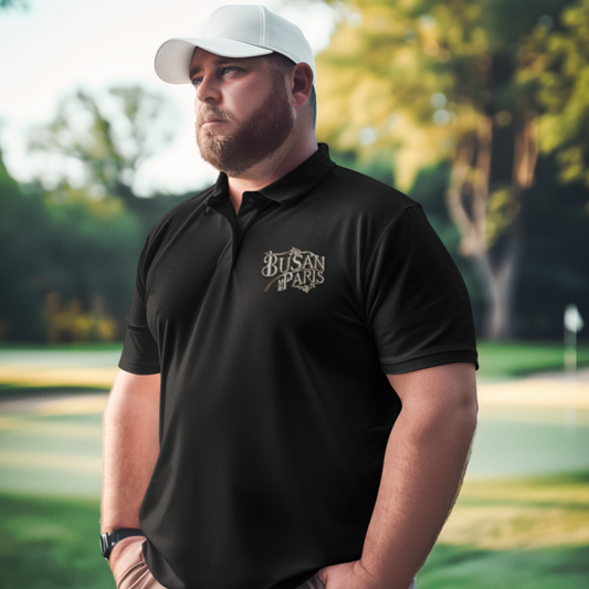 Polo Shirt Black Busan Paris