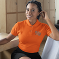 Load image into Gallery viewer, Polo Shirt Orange Busan Paris
