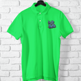 Load image into Gallery viewer, Polo Shirt Green La Vie Est Belle Bubble
