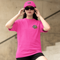Load image into Gallery viewer, Tee Shirt Pink La Vie Est Belle Graffiti
