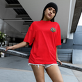 Load image into Gallery viewer, Tee Shirt Red La Vie Est Belle Graffiti

