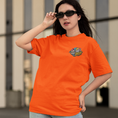 Load image into Gallery viewer, Tee Shirt Orange La Vie Est Belle Graffiti
