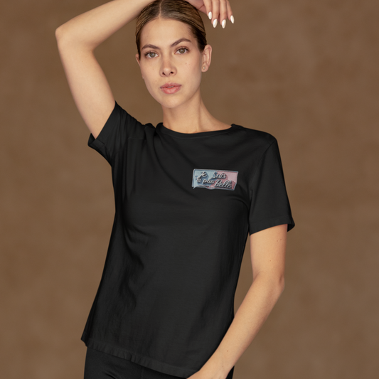Tee Shirt Black Je Suis la Plus Belle
