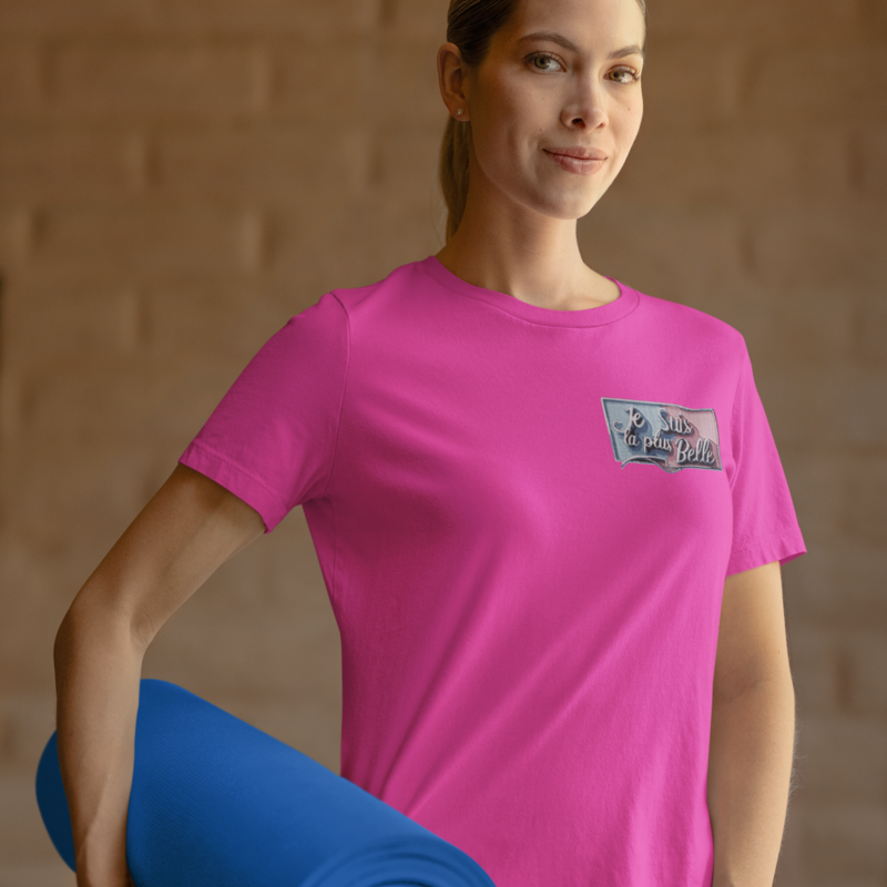 Tee Shirt Pink Je Suis la Plus Belle