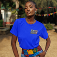 Load image into Gallery viewer, Tee Shirt Navy La Vie Est Belle Frame
