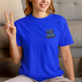 Load image into Gallery viewer, Tee Shirt Navy La Vie Est Belle Bubble
