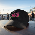 Load image into Gallery viewer, Cap Black La Vie Est Belle Green And Pink
