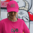 Load image into Gallery viewer, Cap Pink La Vie Est Belle Green And Pink
