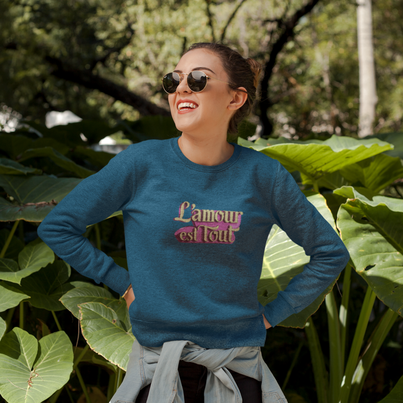 Sweater Navy l'Amour Est Tout