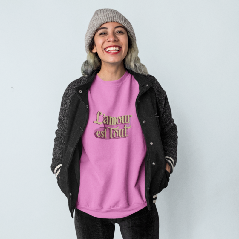 Sweater Pink l'Amour Est Tout