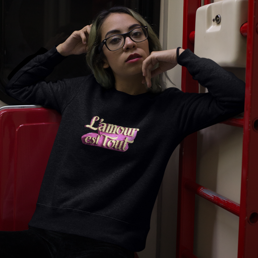 Sweater Black l'Amour Est Tout
