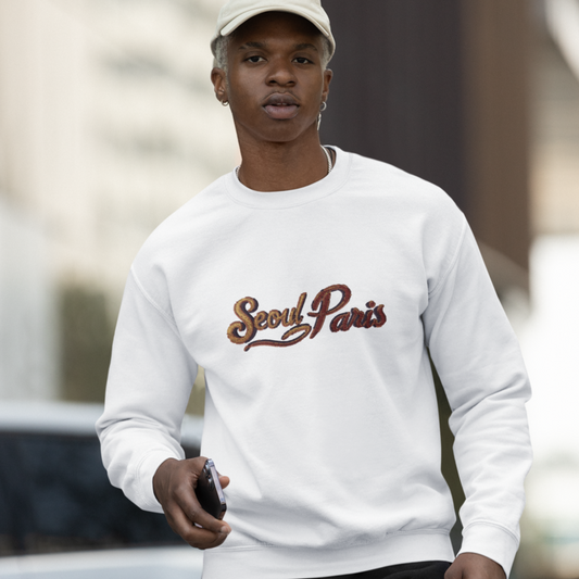 Sweater White Seoul Paris