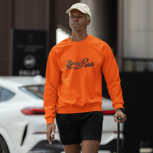 Sweater Orange Seoul Paris