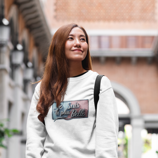Sweater White Je Suis la Plus Belle