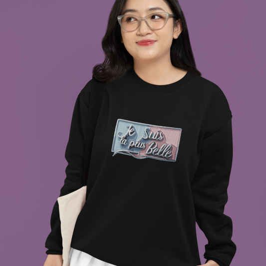 Sweater Black Je Suis la Plus Belle