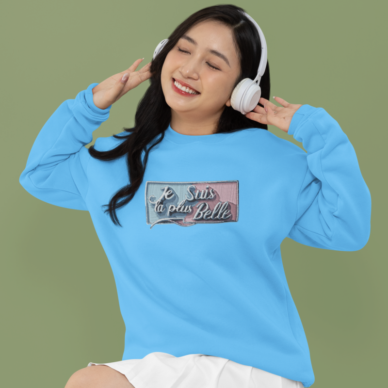 Sweater Blue Je Suis la Plus Belle